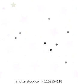 Light Green, Red vector seamless layout with bright stars. Decorative shining illustration with stars on abstract template. The pattern can be used for new year ad, booklets.