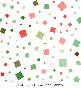 Light Green, Red vector seamless template with crystals, rectangles. Abstract gradient illustration with rectangles. Pattern can be used for websites.