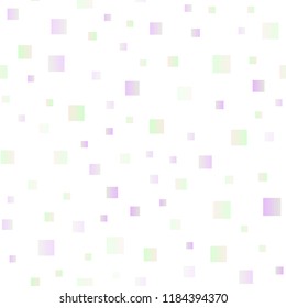 Light Green, Red vector seamless pattern in square style. Glitter abstract illustration with rectangular shapes. Modern template for your landing page.
