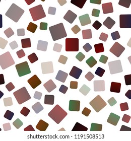Light Green, Red vector seamless template with crystals, rectangles. Illustration with set of colorful rectangles. Modern template for your landing page.