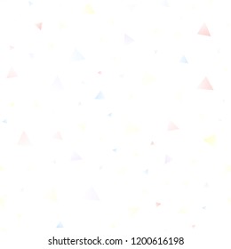 Light Green, Red vector seamless cover in polygonal style. Modern abstract illustration with colorful triangles. Smart design for your business advert.
