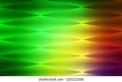 Light Green, Red vector seamless texture in rectangular style. Abstract gradient illustration with rectangles. Template for business cards, websites.