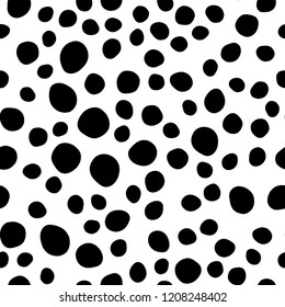 Light Green, Red vector seamless template with spots. Abstract illustration with colored bubbles in nature style. Pattern for design of fabric, wallpapers.