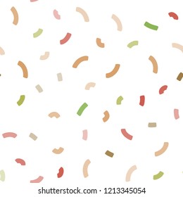 Light Green, Red vector seamless background with bubble shapes. A vague circumflex abstract illustration with gradient. Brand new design for your ads, poster, banner.