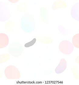 Light Green, Red vector seamless background with bubbles. Modern abstract illustration with colorful water drops. Pattern for design of window blinds, curtains.