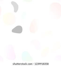 Light Green, Red vector seamless cover with circles. Illustration with set of shining colorful abstract circles. Trendy design for wallpaper, fabric makers.