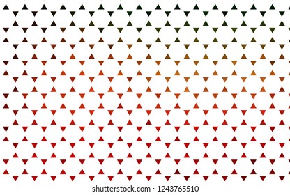 Light Green, Red vector seamless pattern in polygonal style. Abstract gradient illustration with triangles. Design for textile, fabric, wallpapers.