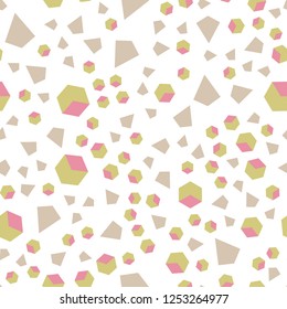 Light Green, Red vector seamless, isometric layout with rectangles, triangles. Illustration with colorful triangles, rectangles. Template for business cards, websites.