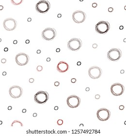 Light Green, Red vector seamless cover with spots. Beautiful colored illustration with blurred circles in nature style. Beautiful design for your business advert.