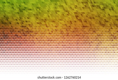 Light Green, Red vector seamless backdrop with lines, triangles. Modern abstract illustration with colorful triangles. Trendy design for wallpaper, fabric makers.