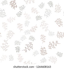 Light Green, Red vector seamless abstract pattern with branches. Modern abstract illustration with leaves and branches. Design for wallpaper, fabric makers.