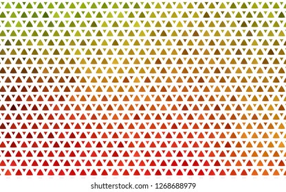 Light Green, Red vector seamless template with crystals, triangles. Modern abstract illustration with colorful triangles. Pattern for design of fabric, wallpapers.
