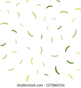 Light Green, Red vector seamless layout with curved lines. A circumflex abstract illustration with gradient. A new texture for your  ad, booklets, leaflets.