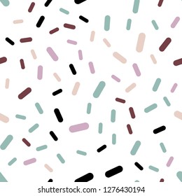 Light Green, Red vector seamless background with straight lines. Decorative shining illustration with lines on abstract template. Best design for your ad, poster, banner.