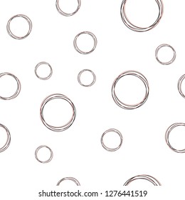 Light Green, Red vector seamless template with circles. Blurred bubbles on abstract background with colorful gradient. Design for wallpaper, fabric makers.