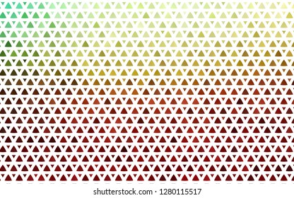 Light Green, Red vector seamless pattern in polygonal style. Modern abstract illustration with colorful triangles. Pattern for trendy fabric, wallpapers.