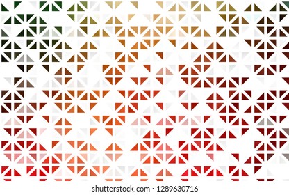 Light Green, Red vector seamless pattern in polygonal style. Decorative design in abstract style with triangles. Pattern for trendy fabric, wallpapers.
