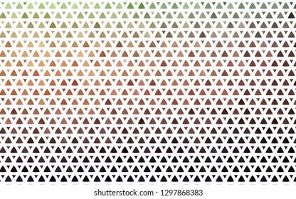 Light Green, Red vector seamless cover in polygonal style. Modern abstract illustration with colorful triangles. Design for textile, fabric, wallpapers.