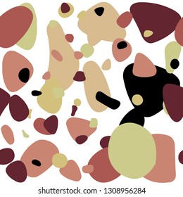 Light Green, Red vector seamless layout with circle shapes. Modern abstract illustration with colorful water drops. Texture for window blinds, curtains.