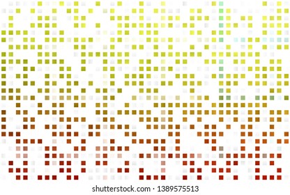 Light Green, Red vector seamless pattern in square style. Beautiful illustration with rectangles and squares. Trendy design for wallpaper, fabric makers.