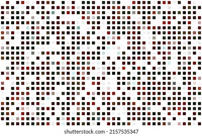 Hellgrüne, rote Vektorgrafik, nahtlose Textur im rechteckigen Stil. Abstrakte Glitter-Illustration mit rechteckigen Formen. Trenddesign für Tapeten, Stoffmacher.