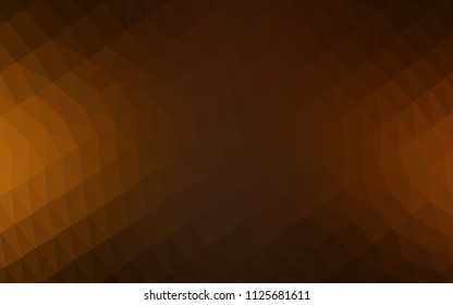 Light Green, Red vector shining triangular background. Creative geometric illustration in Origami style with gradient. Brand new design for your business.