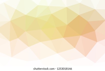 Light Green, Red vector shining hexagonal pattern. Creative illustration in halftone style with gradient. The textured pattern can be used for background.