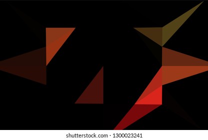 Light Green, Red vector shining hexagonal background. Shining colored illustration in a Brand new style. Brand new design for your business.