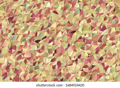 Verde claro, rojo vectorial brillante fondo triangular. Dibujo abstracto colorido con triángulos. Nueva plantilla para tu libro de marcas.
