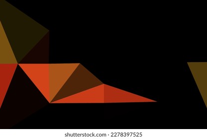 Light Green, Red vector shining triangular template. Colorful illustration in abstract style with gradient. Brand new style for your business design.