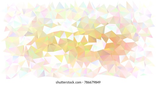 Light Green, Red vector shining triangular pattern. Geometric illustration in Origami style with gradient.  Brand-new design for your business.