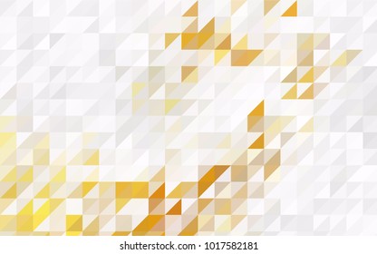 Light Green, Red vector of small triangles on white background. Illustration of abstract texture of triangles. Pattern design for banner, poster, cover.