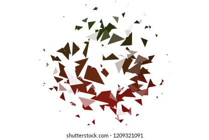 Light Green, Red vector of small triangles on white background. Illustration of abstract texture of triangles. Pattern design for banner, poster, cover. Light Green, Red vector of small triangles on white background. Illustration of abstract texture of triangles. Pattern design for banner, poster, cover.