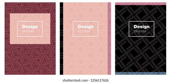 Light Green, Red vector style guide for notepads. Web interface on abstract background with colorful gradient. Template for magazines, jurnals.