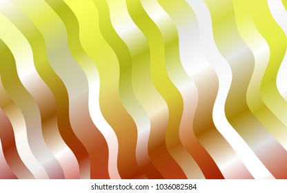 Light Green, Red vector template with bent ribbons. Geometric illustration in marble style with gradient.  Marble style for your business design.