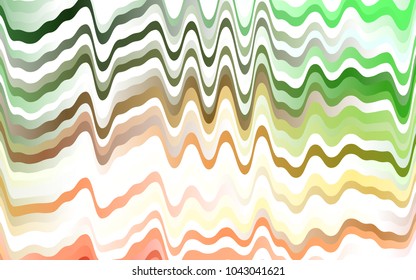 Light Green, Red vector template with lines, ovals. Brand-new colored illustration in marble style with gradient. Marble design for your web site.