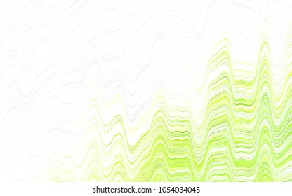 Light Green, Red vector template with bubble shapes. Modern gradient abstract illustration with bandy lines. Brand-new design for your ads, poster, banner.