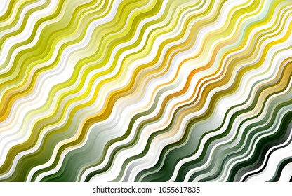 Light Green, Red vector template with bent ribbons. Shining crooked illustration in marble style. A completely new marble design for your business.