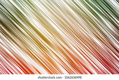 Light Green, Red vector template with repeated sticks. Shining colored illustration with narrow lines. The pattern can be used as ads, poster, banner for commercial.