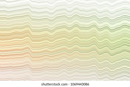 Light Green, Red vector template with liquid shapes. An elegant bright illustration with gradient. A new texture for your  ad, booklets, leaflets.