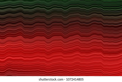 Light Green, Red vector template with bubble shapes. A vague circumflex abstract illustration with gradient. A completely new template for your business design.