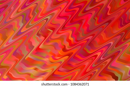 Light Green, Red vector template with bubble shapes. Colorful illustration in abstract marble style with gradient. Textured wave pattern for backgrounds.