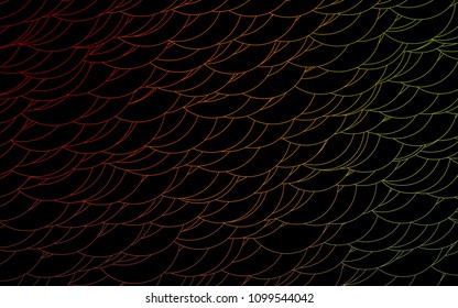 Light Green, Red vector  template with circles. Glitter abstract illustration with blurred drops of rain. The pattern can be used for beautiful websites.