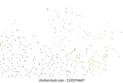 Light Green, Red vector  template with circles. Blurred decorative design in abstract style with bubbles. New design for ad, poster, banner of your website.