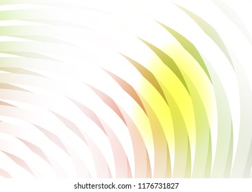 Light Green, Red vector template with repeated sticks. Modern geometrical abstract illustration with curved staves. The pattern can be used as ads, poster, banner for commercial.