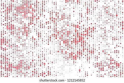 Light Green, Red vector template with circles. Beautiful colored illustration with blurred circles in nature style. Pattern for beautiful websites.