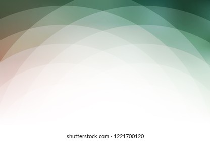 Light Green, Red vector template with liquid shapes. A sample with blurred bubble shapes. A completely new memphis design for your business.