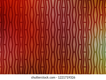 Light Green, Red vector template with repeated sticks. Decorative shining illustration with lines on abstract template. Smart design for your business advert.