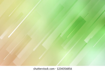 Light Green, Red vector template with repeated sticks. Glitter abstract illustration with colored sticks. Pattern for ads, posters, banners.