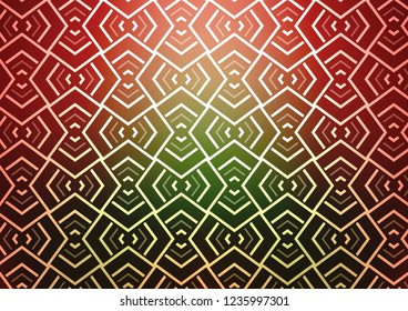 Light Green, Red vector template with repeated sticks. Shining colored illustration with narrow lines. Backdrop for TV commercials.